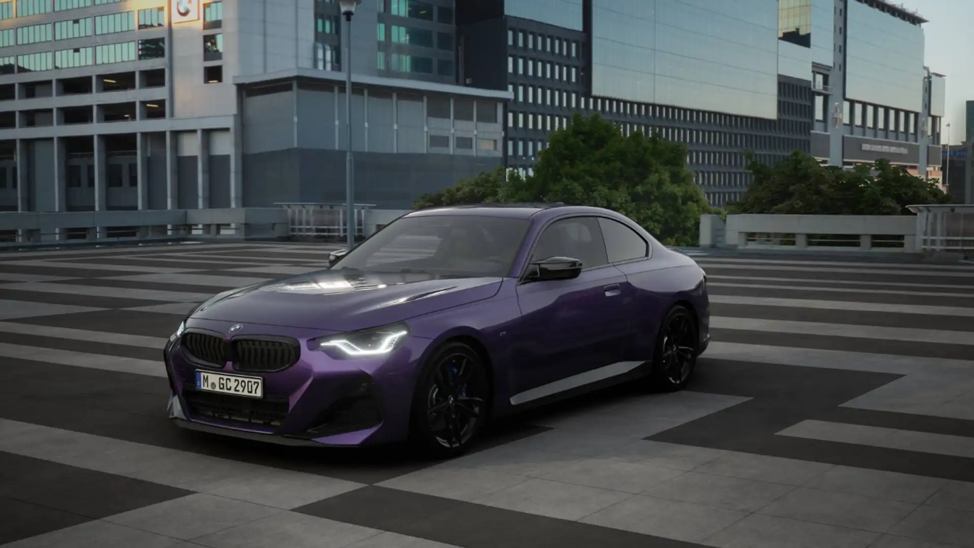 BMW 240 Mi xDrive Coupe HUD HiFi Shadow adapt. LED Violett - 1