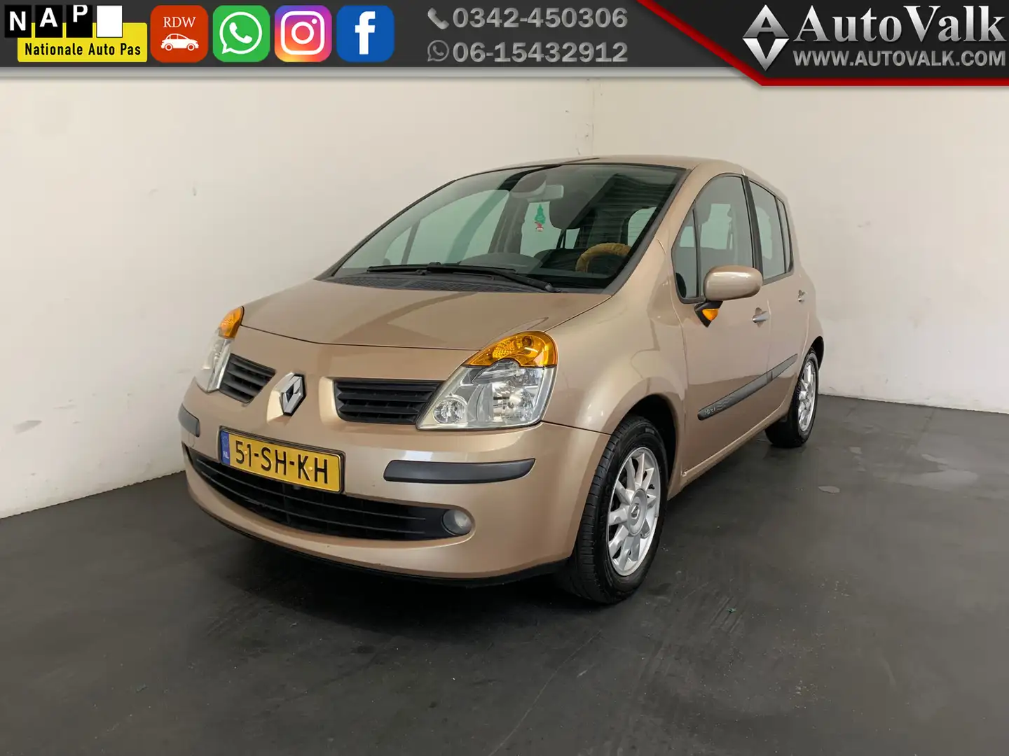 Renault Modus 1.6-16V Privilège Luxe. Automaat! Beige - 1