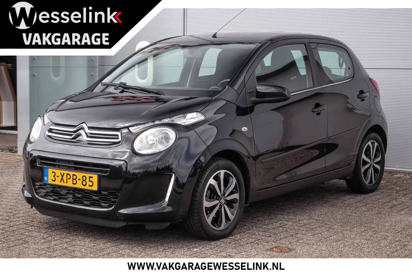 Citroen C1 1.0 e-VTi Shine Navi | Cam | Airco Zwart - 1