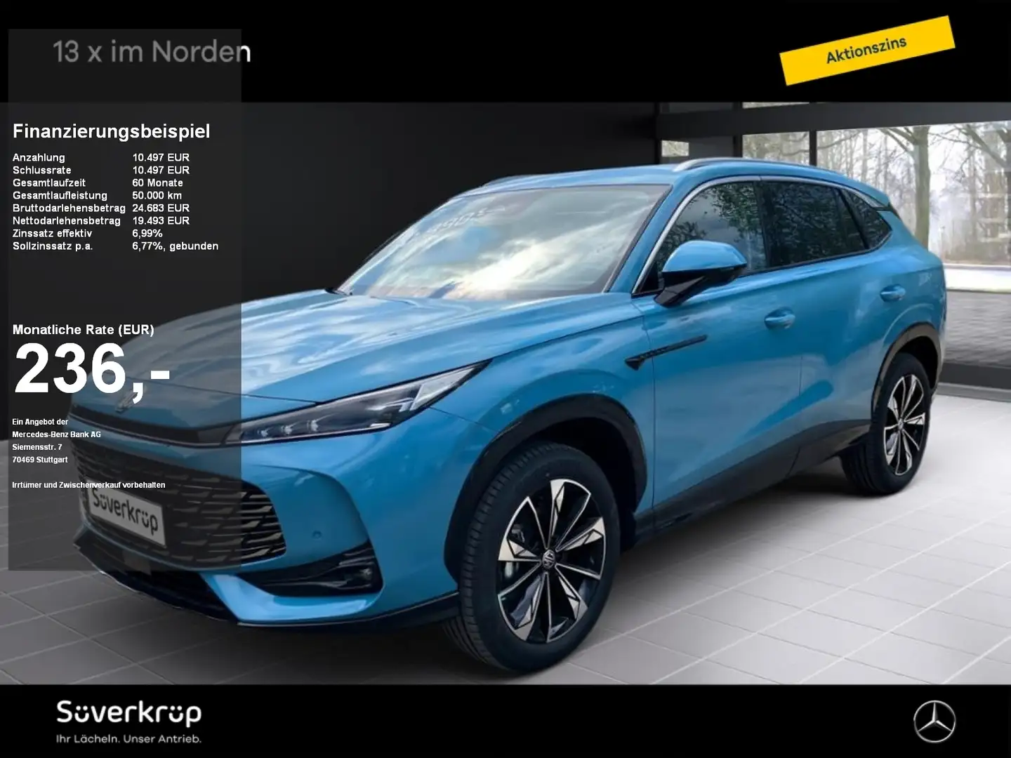 MG HS Luxury MY24 SPUR Blau - 1