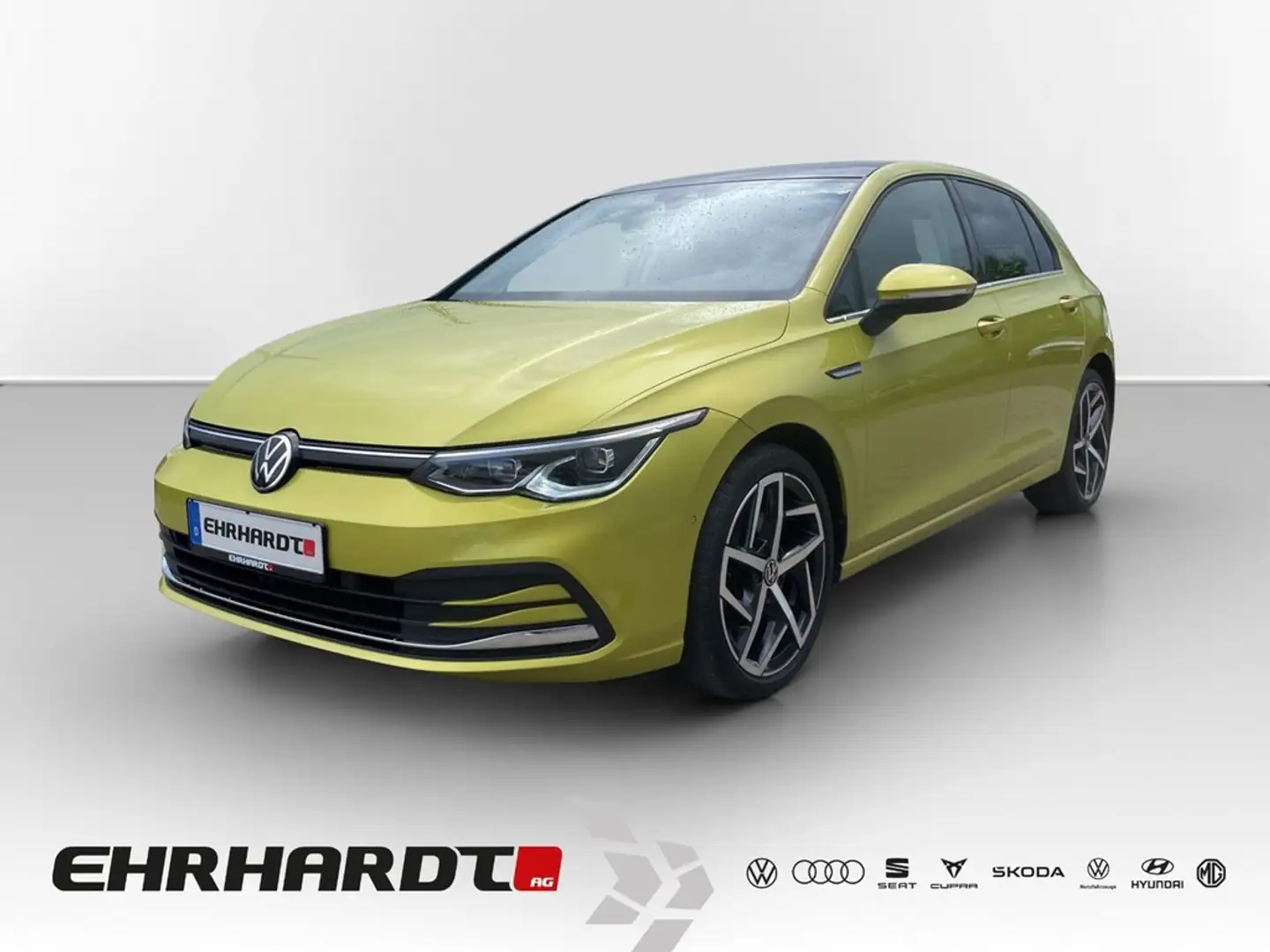 Volkswagen Golf VIII 1.5 TSI ACT Style DCC PANO*LED*ACC*PARKLEN... Jaune - 1