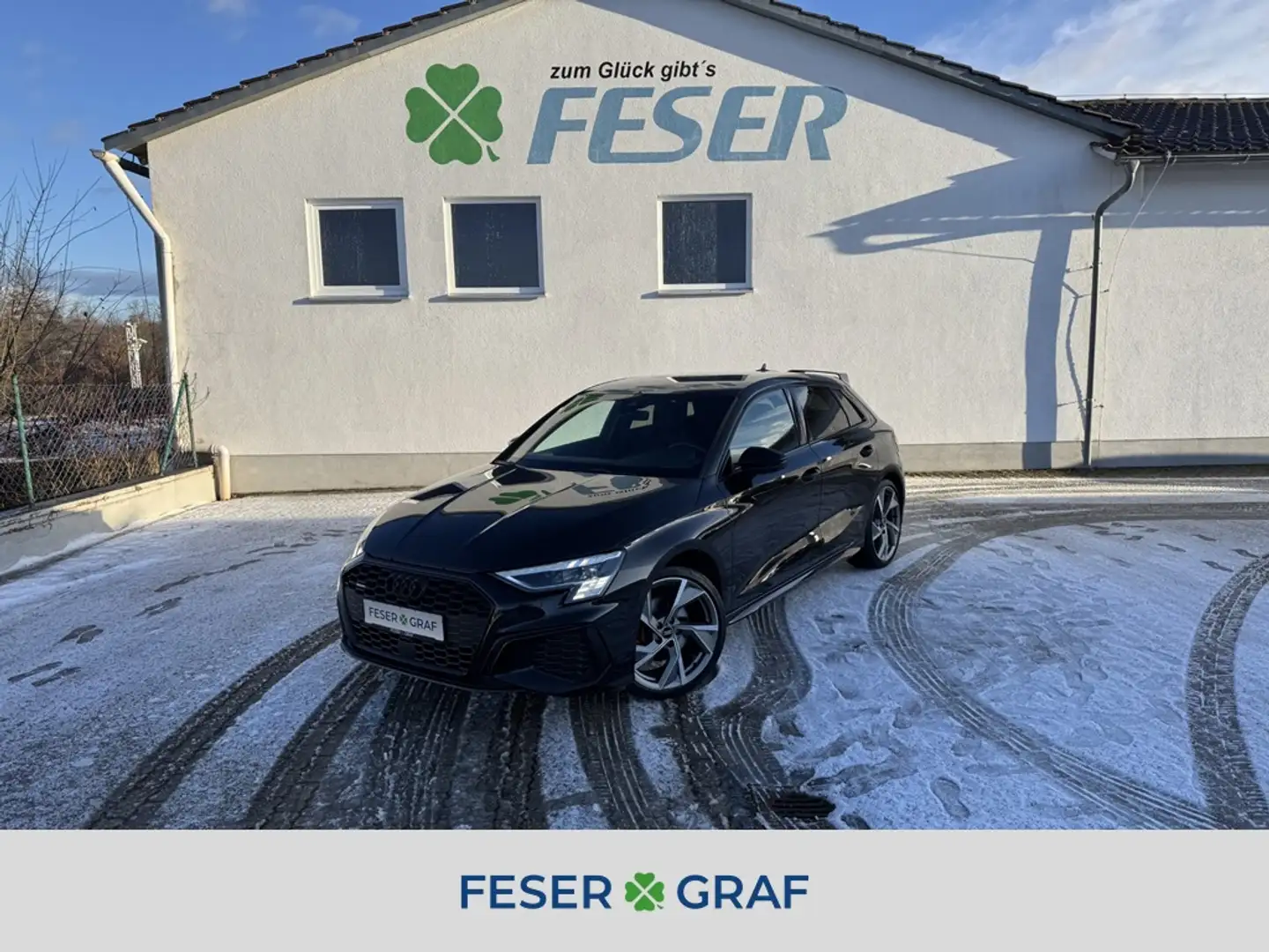 Audi A3 Spb. S line 40 TDI qu. S-tr. ACC AHK MATRIX STDHZ Schwarz - 1