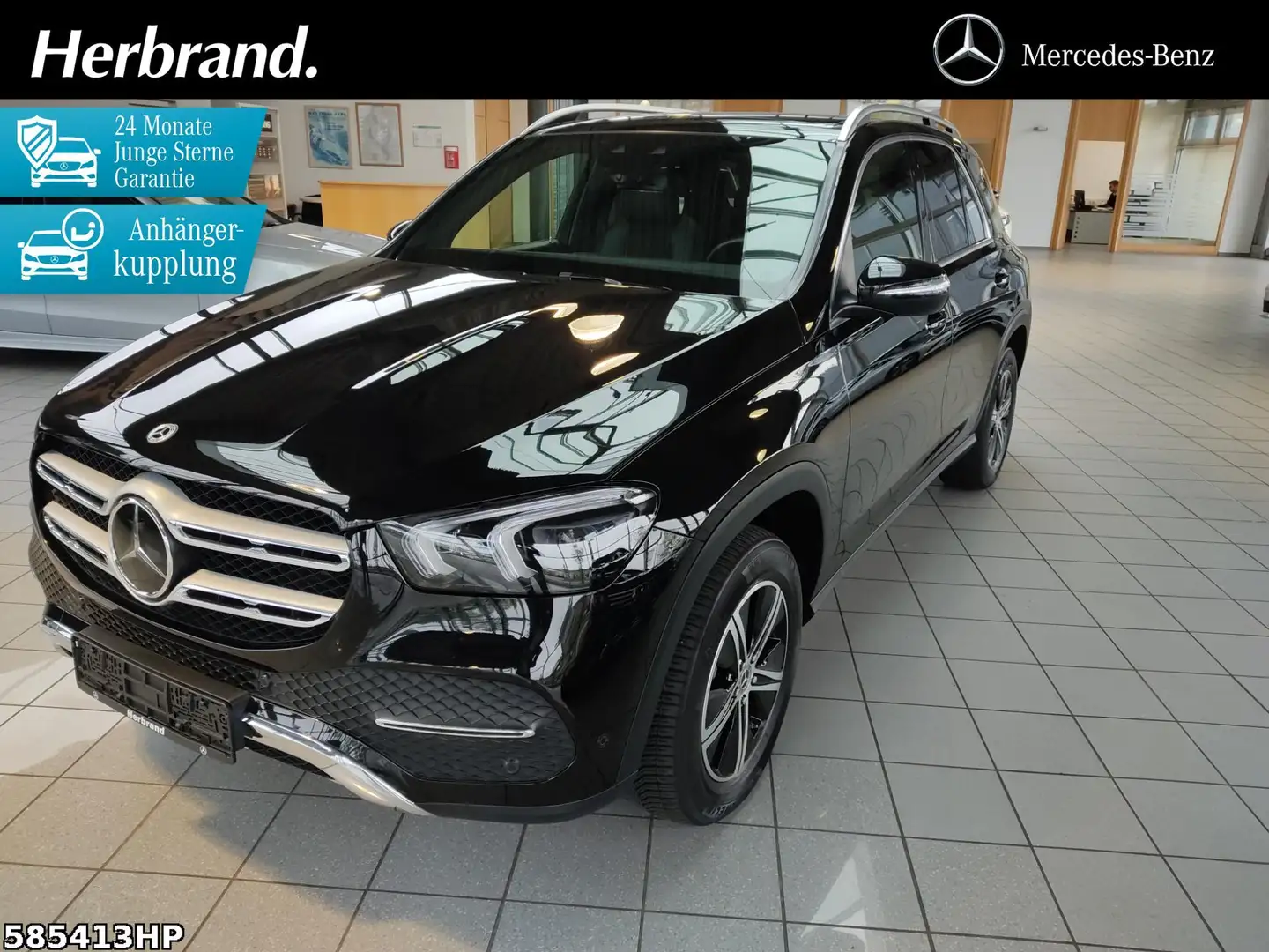 Mercedes-Benz GLE 300 d 4M  Multibeam Panorama. Ambiente. AHK. Schwarz - 1
