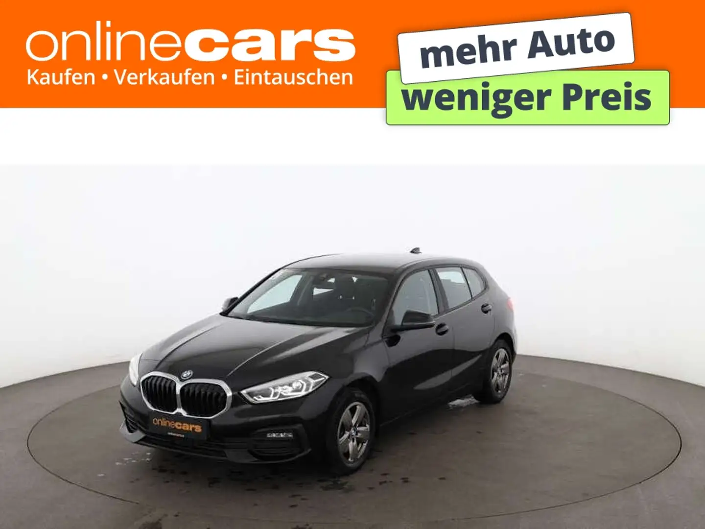 BMW 116 d Advantage Aut LED NAVI TEMP ASSIST PDC Schwarz - 1