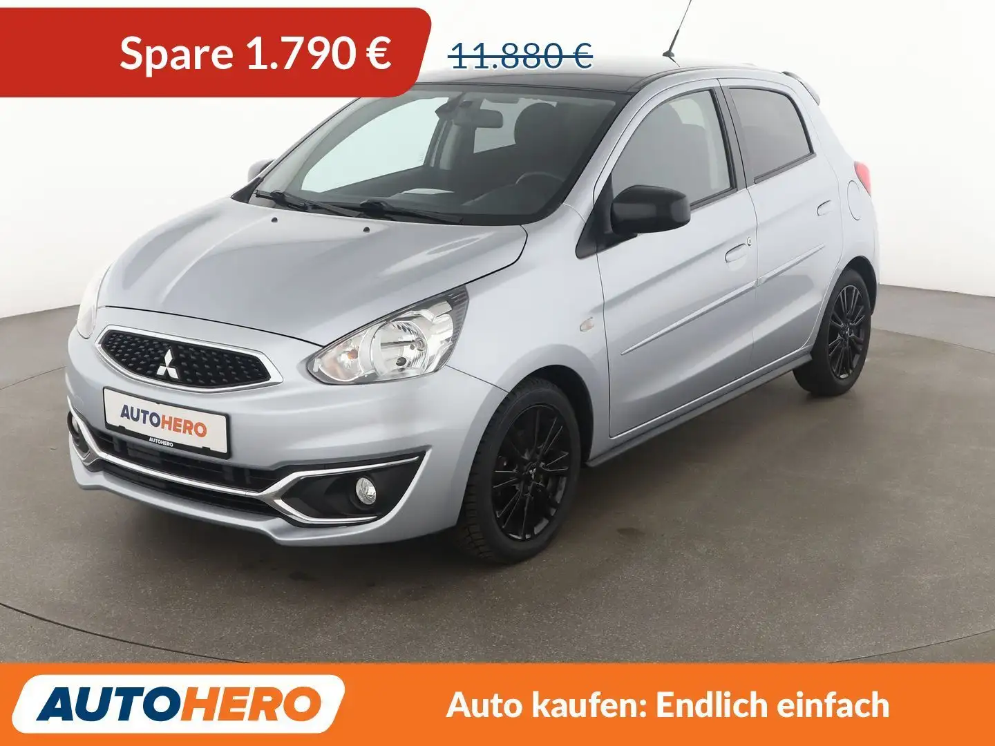 Mitsubishi Space Star 1.2 Diamant Edition+*NAVI*SHZ*KLIMA*GARANTIE* Grau - 1