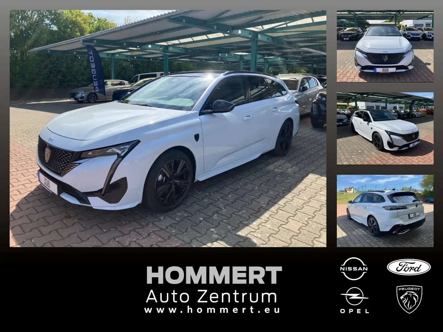 Peugeot 308 SW GT 1.2 145PS *ACC*LM*LED*Navi*SHZ*360°*AHK Weiß - 1