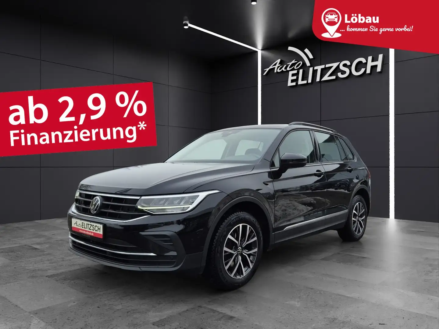 Volkswagen Tiguan LIFE LED ACC AHK NAVI RFK LM Schwarz - 1