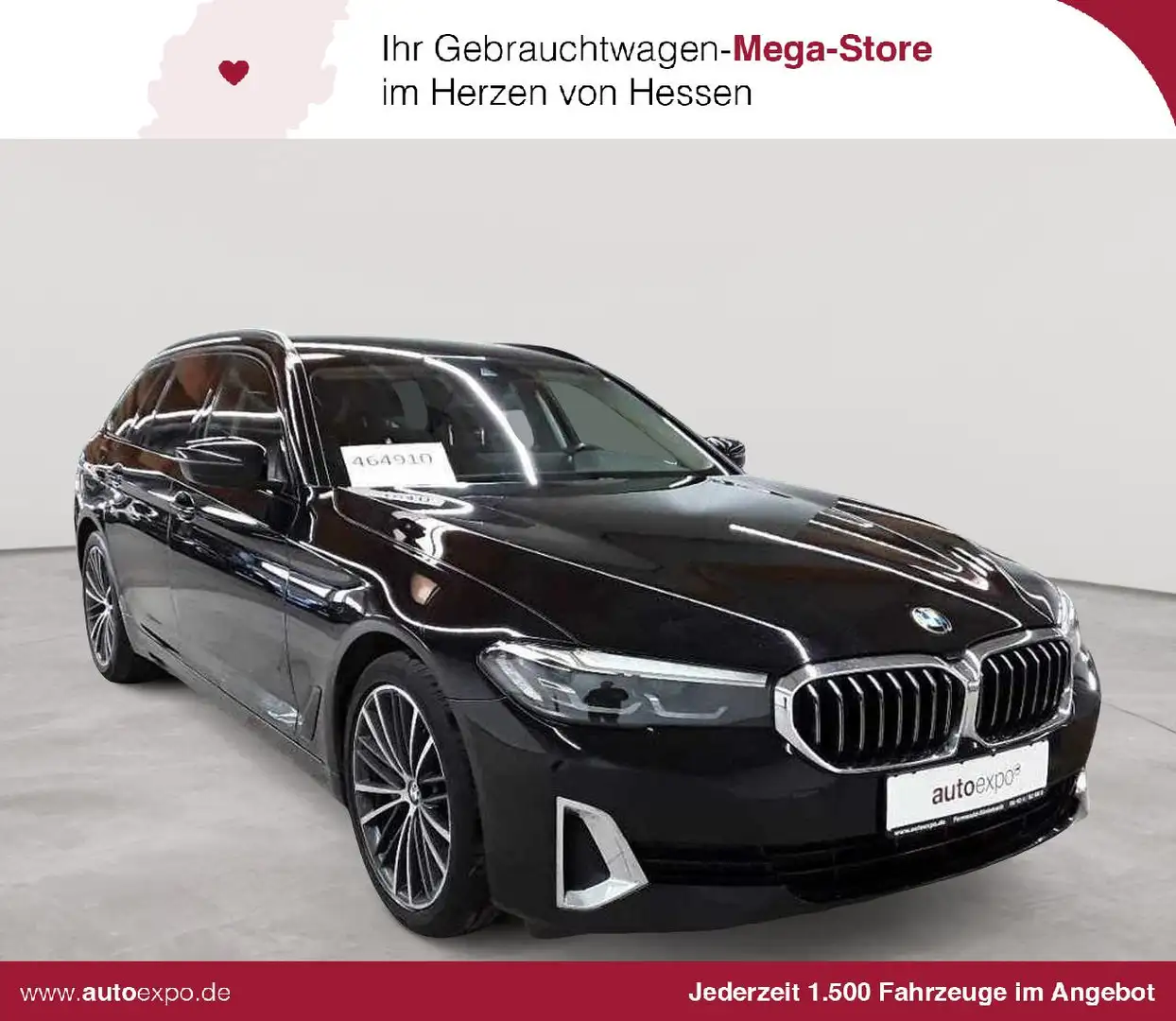 BMW 530 530i Touring Aut. Luxury Line Navi Leder H&K Noir - 1