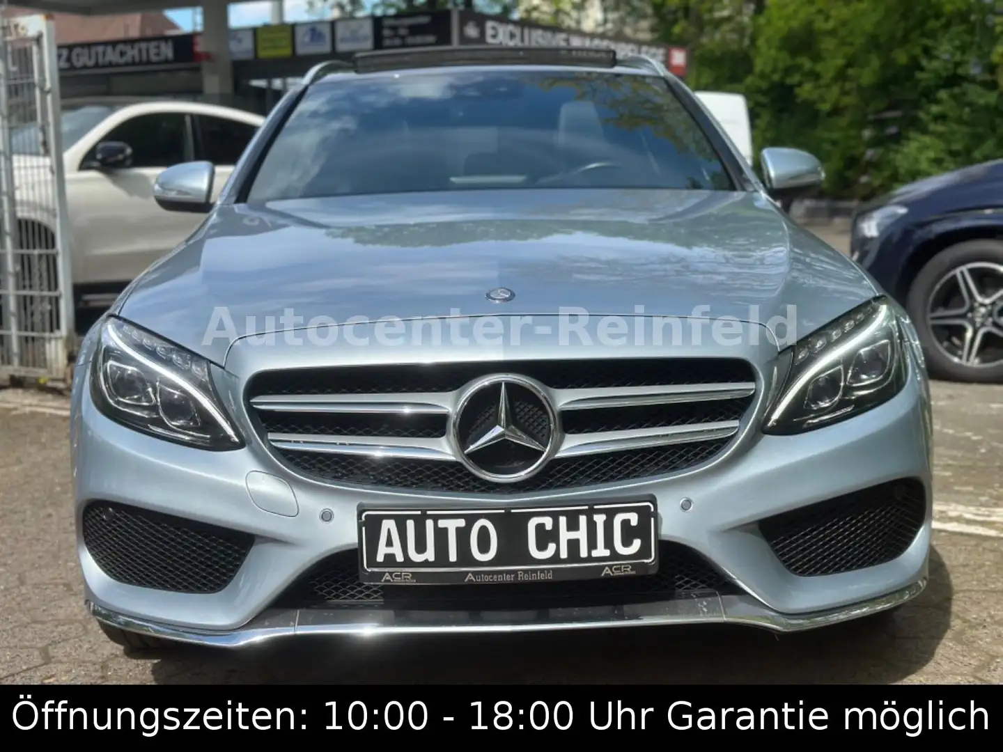 Mercedes-Benz C 220 T AMG*PANO*Kamera*LED*LEDER*NAVI*II.Hand! Argento - 2