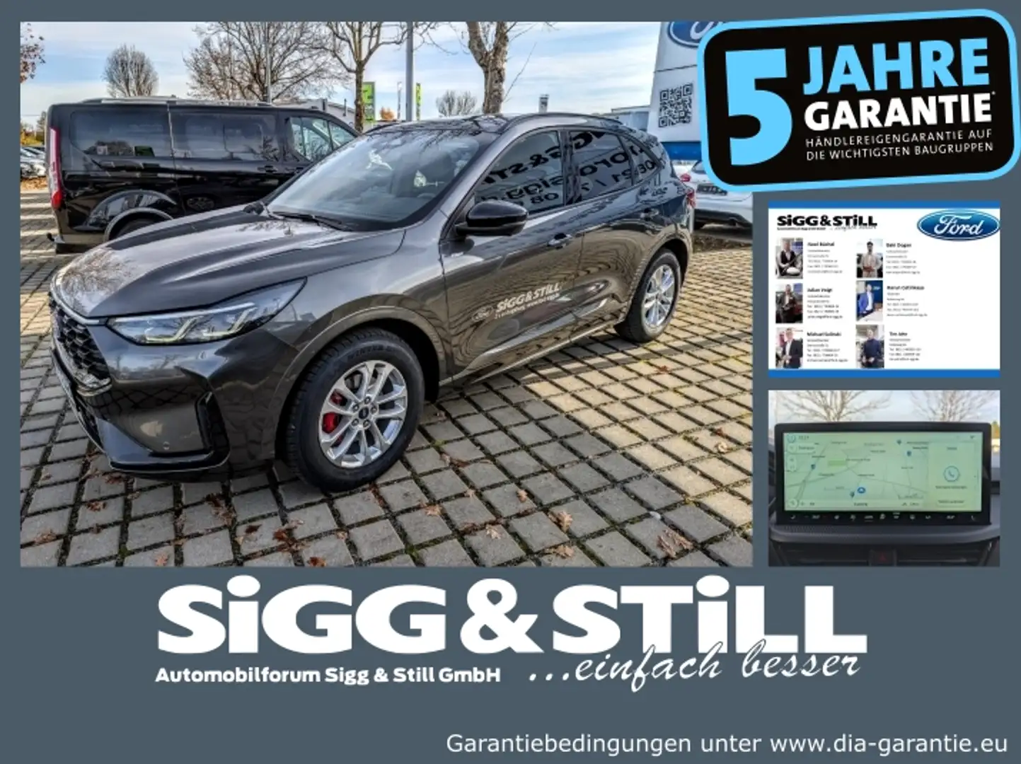 Ford Kuga ST-Line X 2.5 Hybrid LED-MATRIX*B&O*ACC*CAM Grau - 1