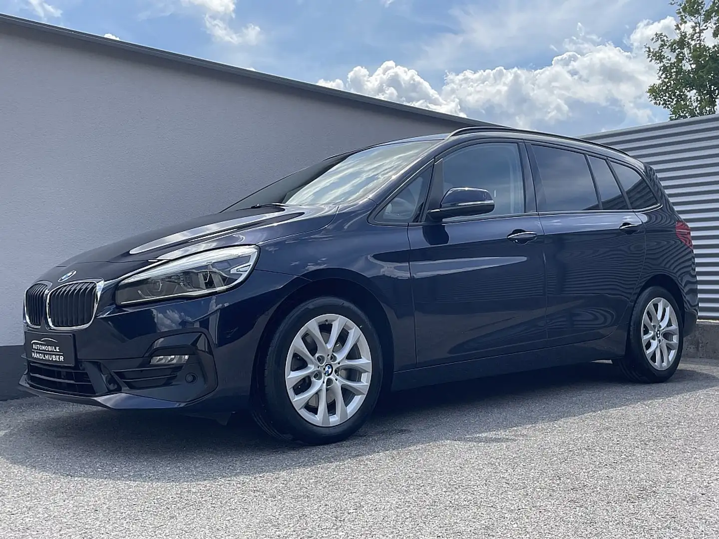 BMW 220 d Gran Tourer Aut. SPORTSITZE/HEADUP/AHK/HIFI/R... Bleu - 2