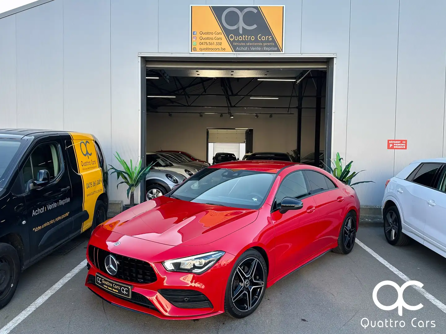 Mercedes-Benz CLA 180 Pack AMG - Boite auto - Superbe configuration Rouge - 2