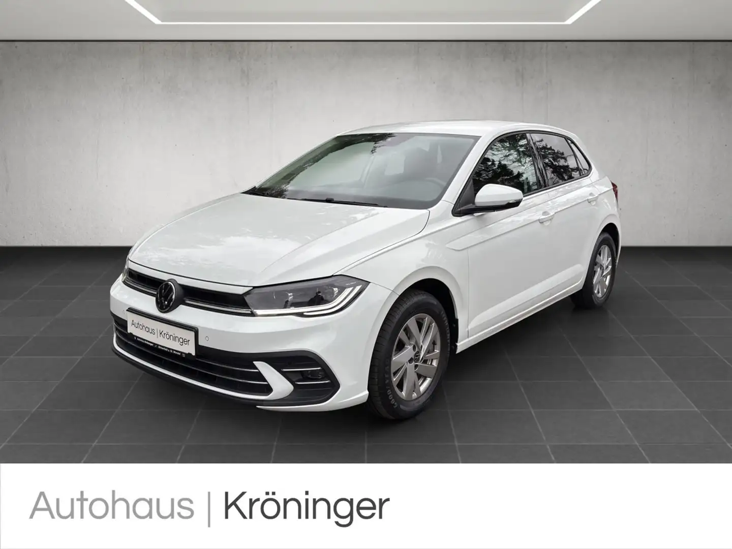 Volkswagen Polo VI 1.0 TSI Style IQ.Drive ACC Matrix Blanc - 1