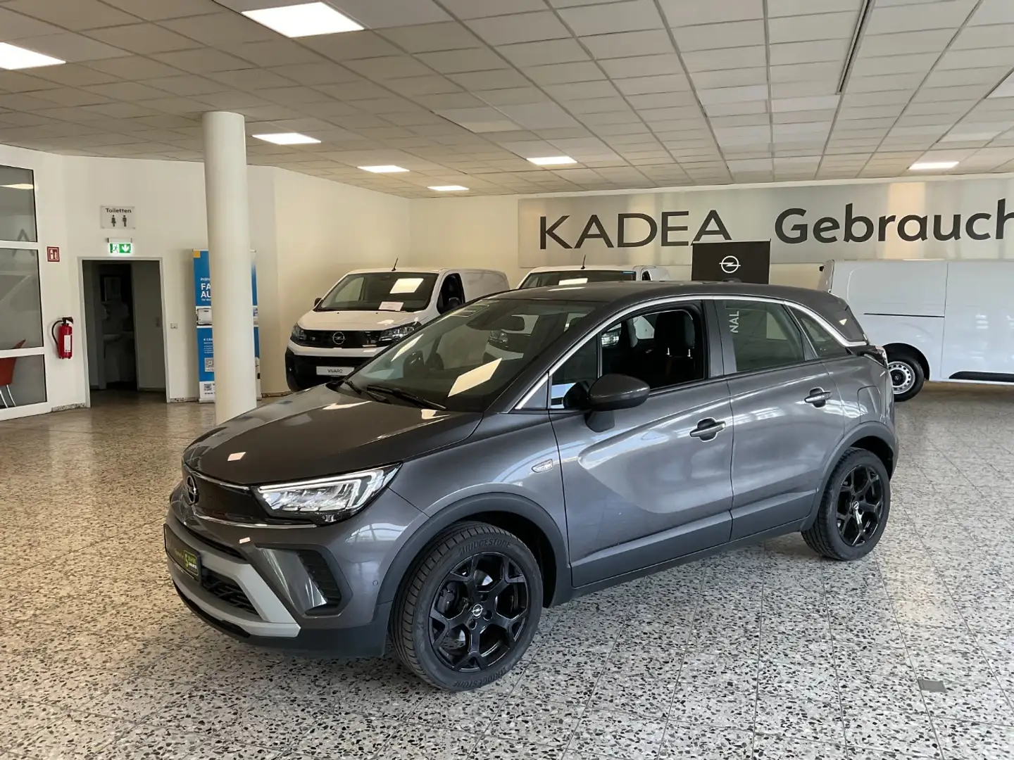 Opel Crossland 1.2 Turbo Elegance Teillederausstattung Grau - 2