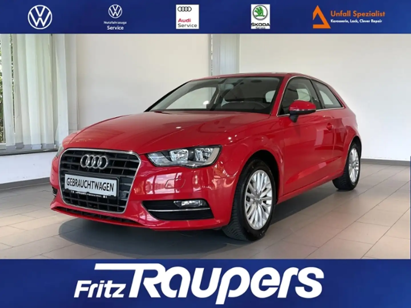 Audi A3 1.4 TFSI Ambiente Piros - 1