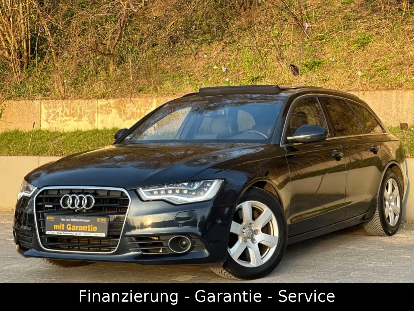 Audi A6 Avant 3.0 TDI QUATTRO/1 HAND/MATRIX/LUFT/VOLL Blau - 1