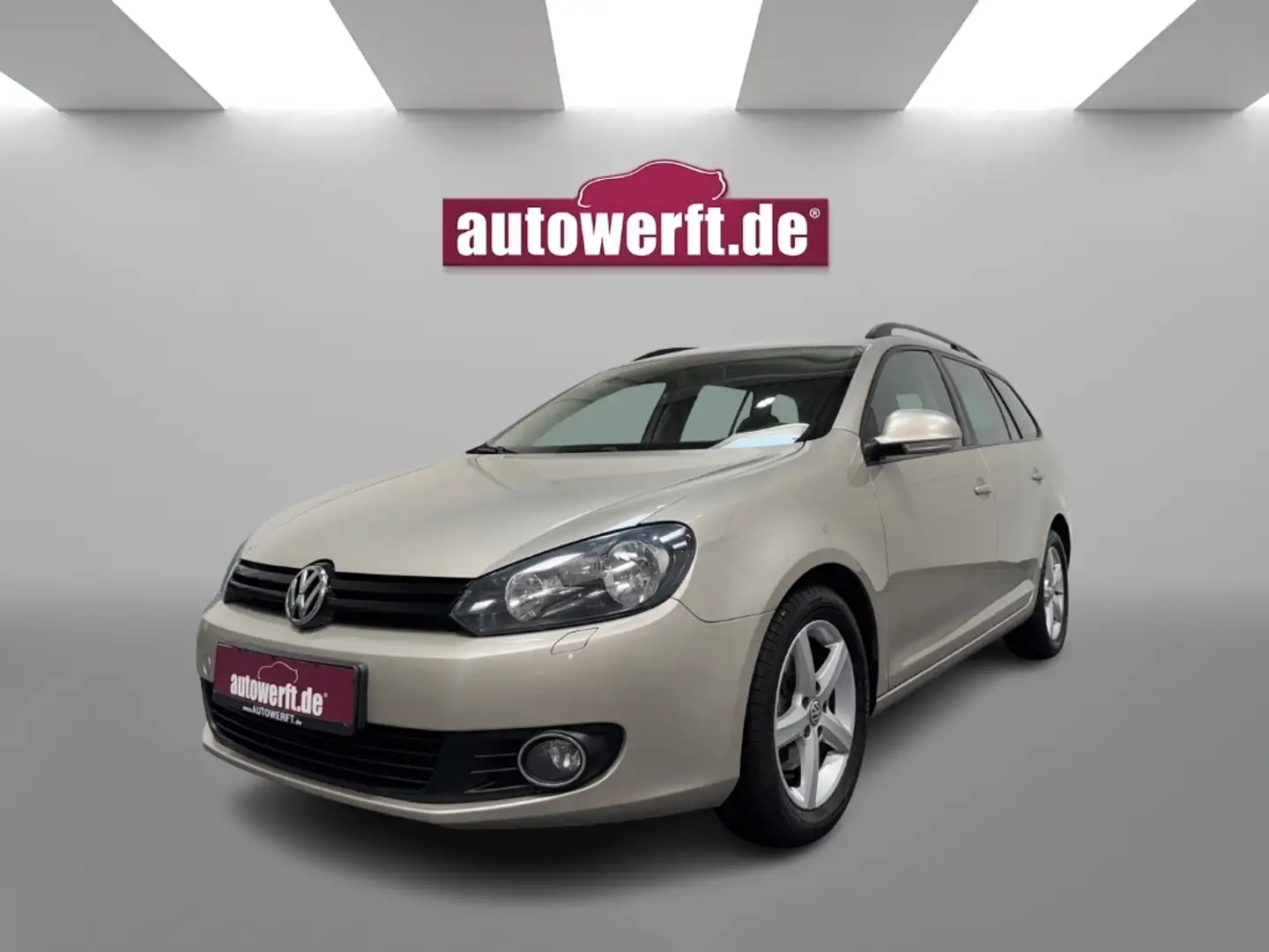 Volkswagen Golf Variant 6 1.6 TDI 16Z KLIMA SHZ AHK TÜV Silber - 1