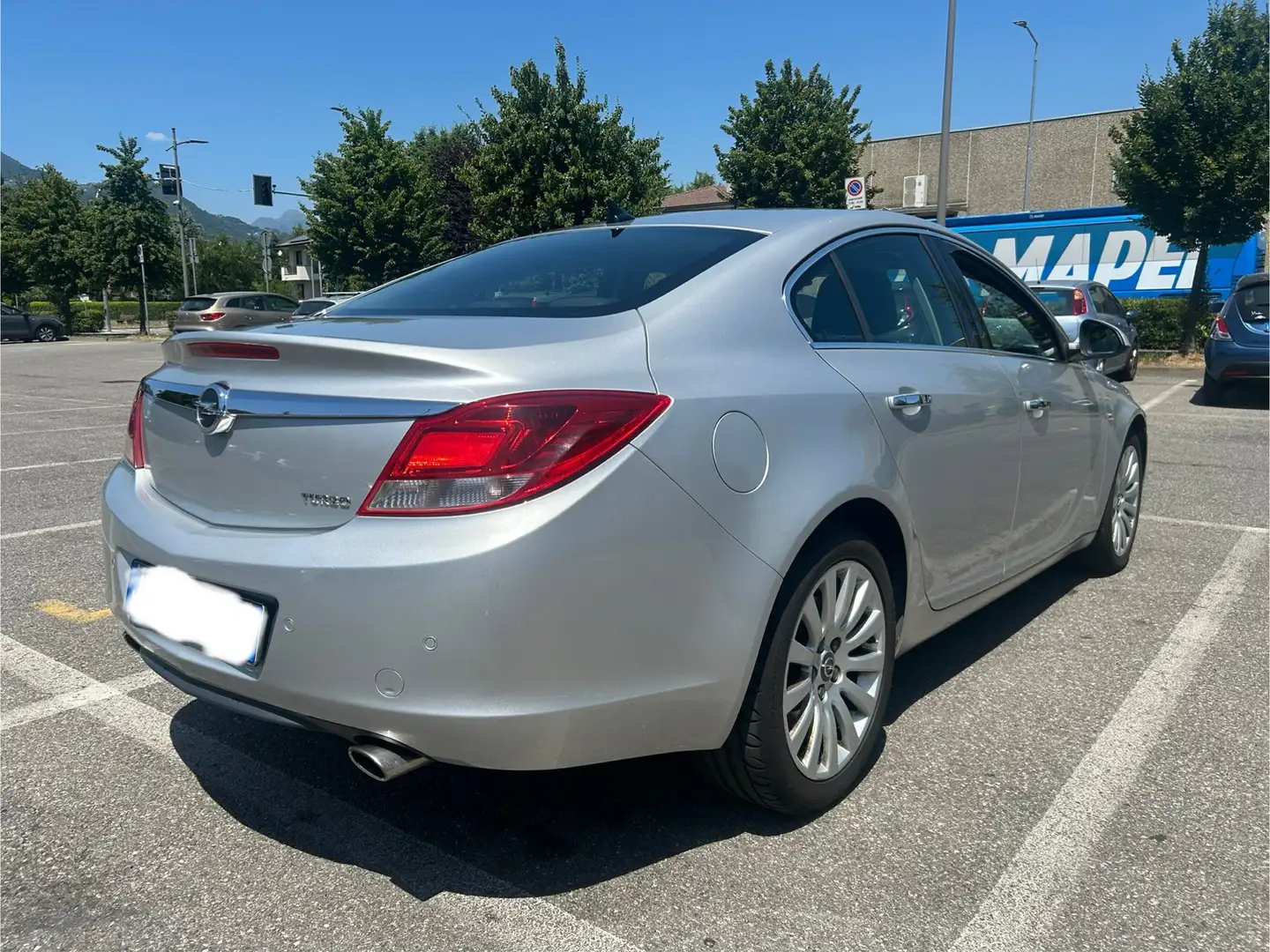 Opel Insignia Cosmo 1600 turbo benzina 180cv Argento - 2