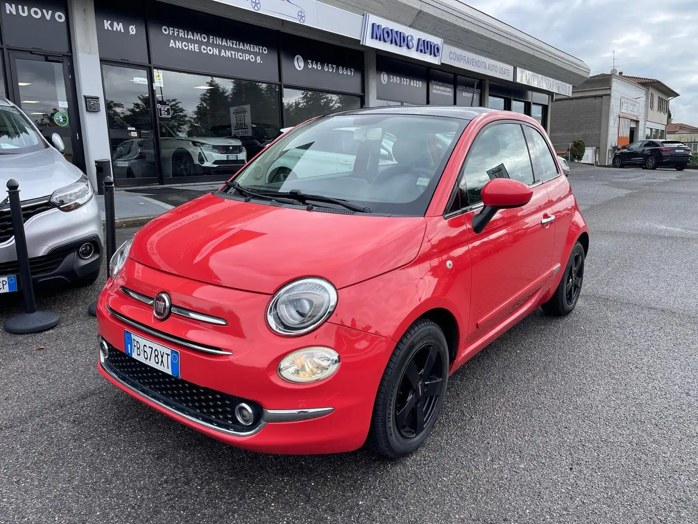 Fiat 500 1.2 Lounge 69cv *TETTO PANORAMICO* Orange - 1