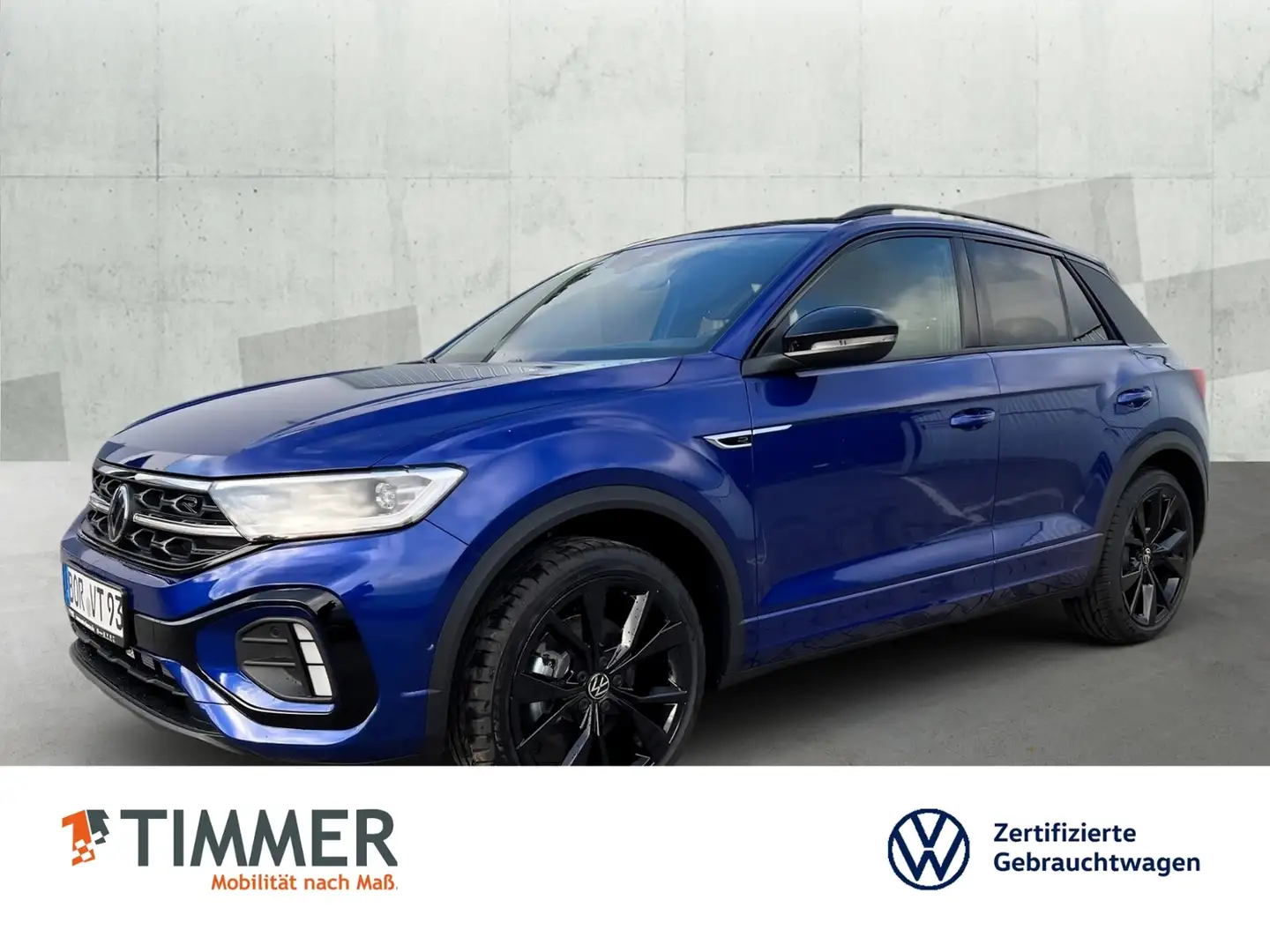Volkswagen T-Roc R-Line Black Style1.5 l TSI DSG*EASY OPEN*AHK*IQ Blau - 1