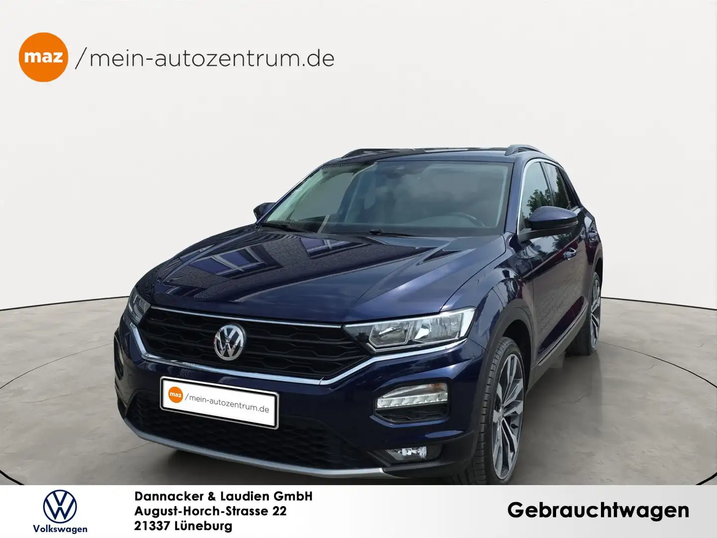 Volkswagen T-Roc 1.5 TSI Style Alu AHK Navi ACC Kamera Active Blauw - 1