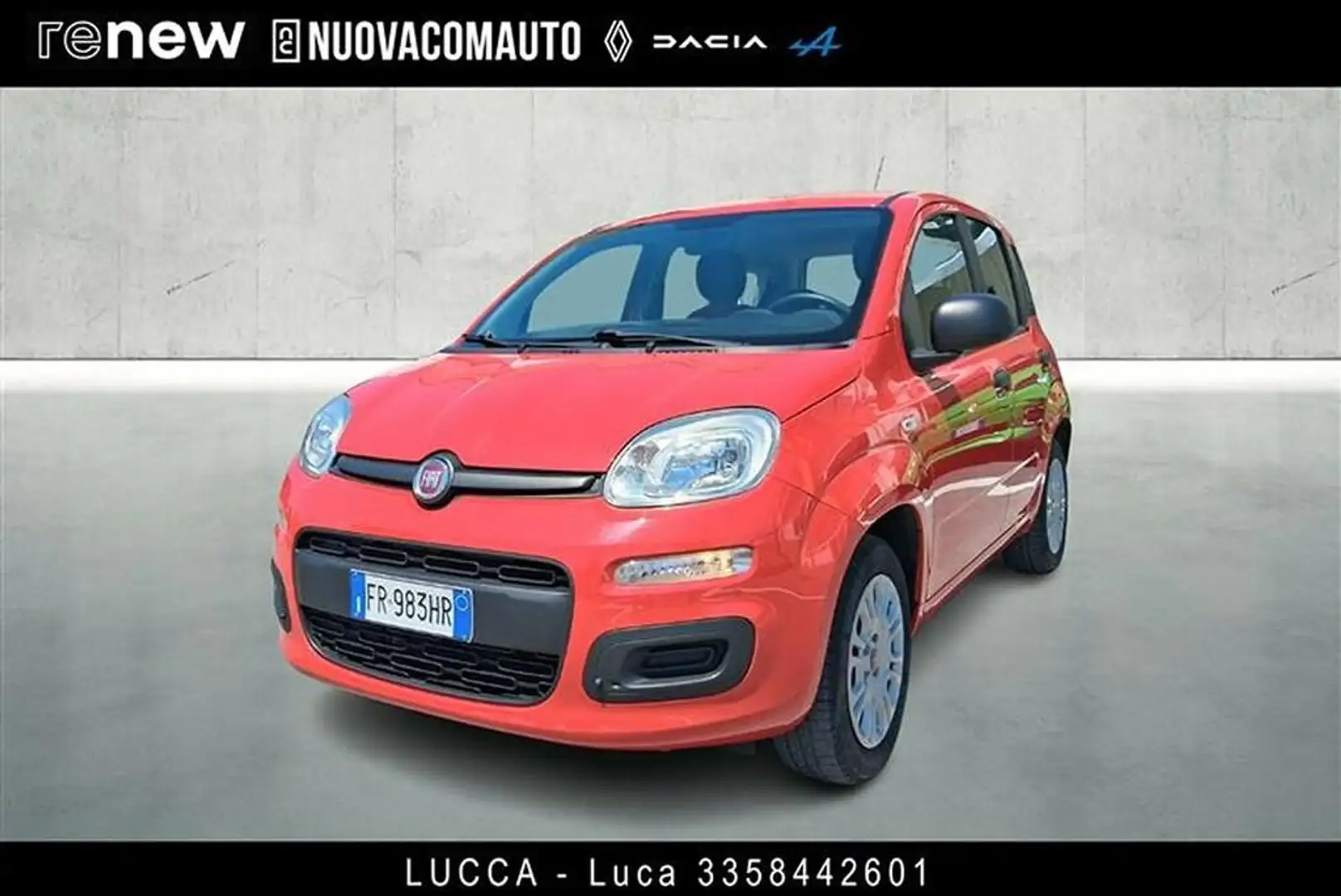 Fiat Panda 1.2 Easy 69cv Rosso - 1
