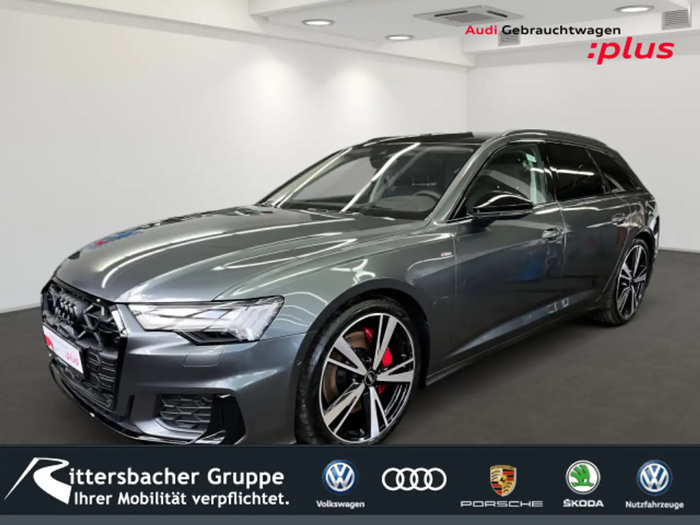 Audi A6 55 TFSI e quattro s-line Busi+Tour PANO Grau - 1