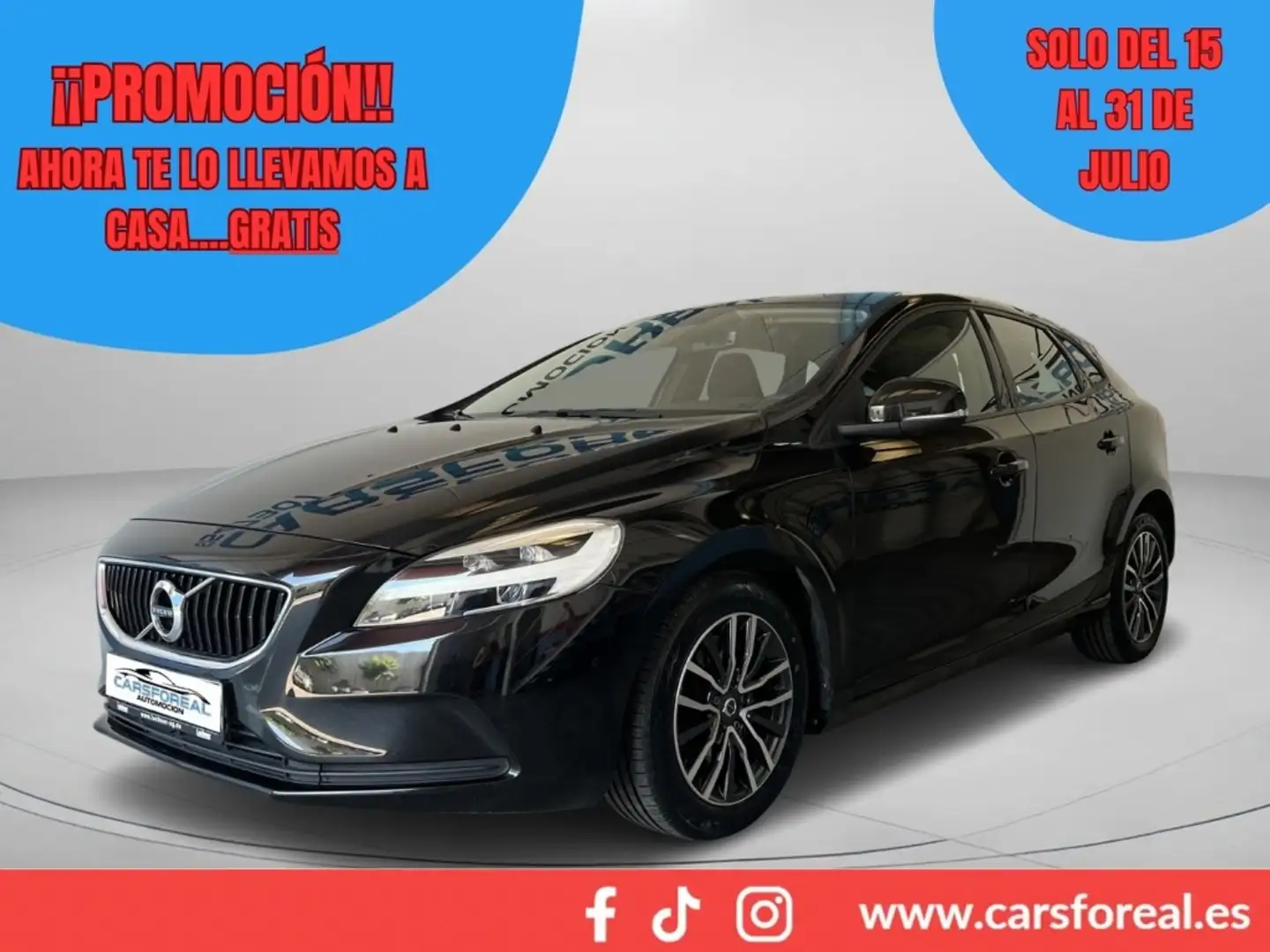 Volvo V40 D2 Momentum Aut. 120 (4.75) Noir - 1