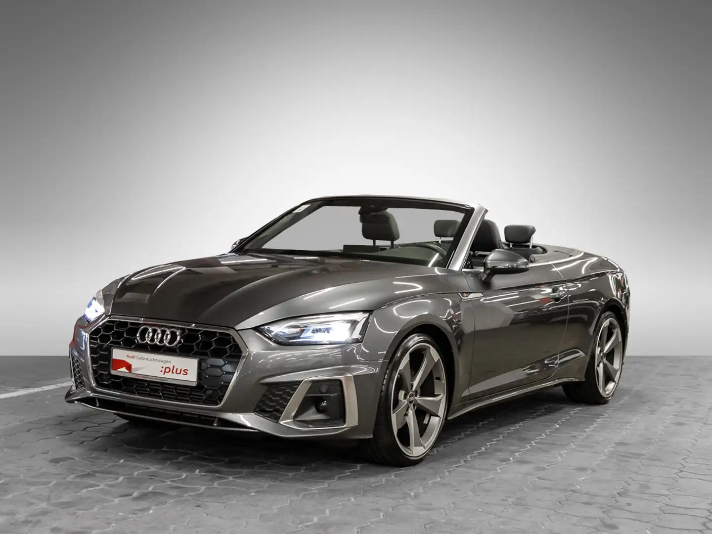 Audi A5 Cabriolet 35 TFSI S line LED VC Navi Massage Gris - 2
