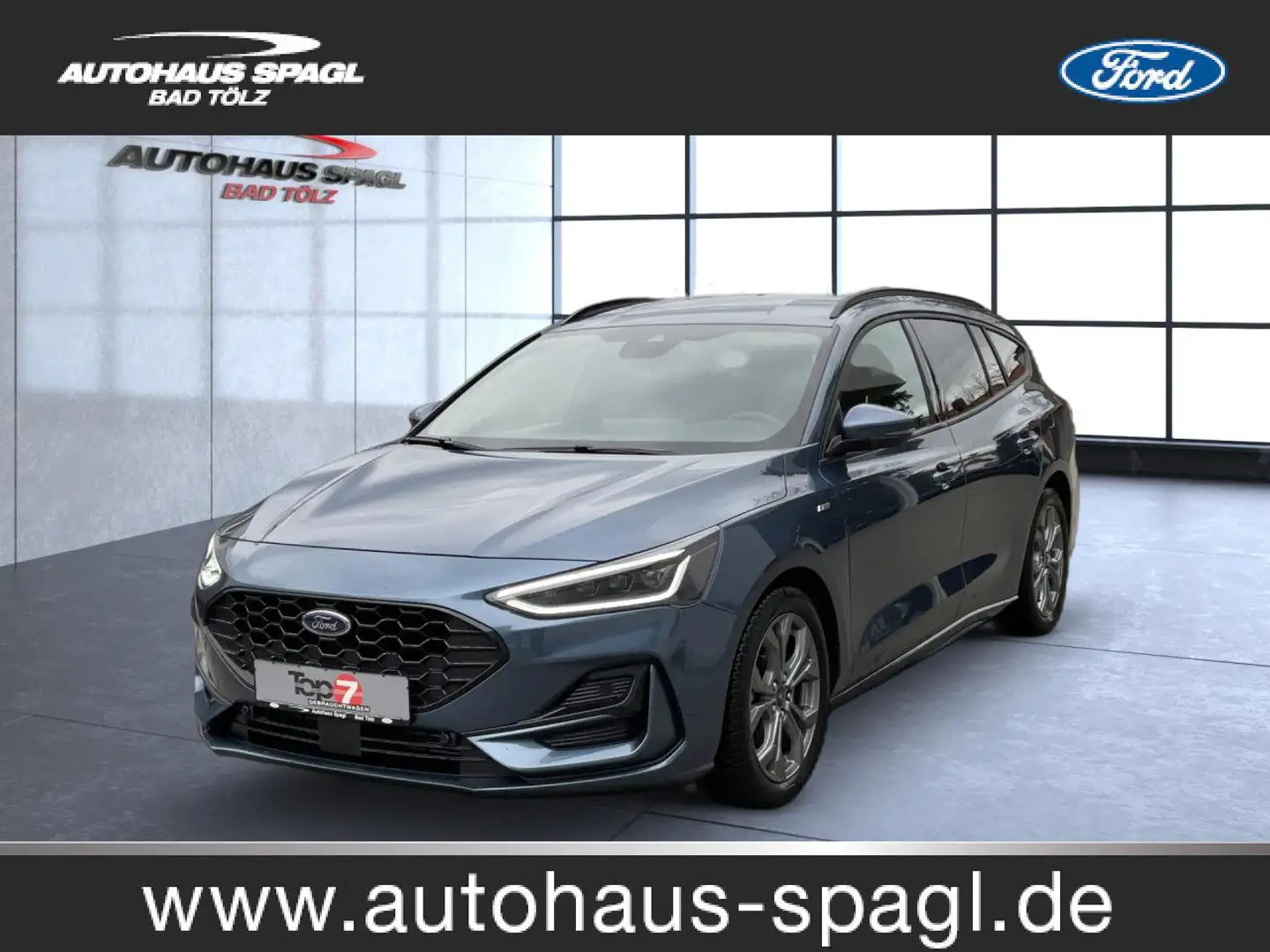 Ford Focus ST-Line Bluetooth Navi LED Klima el. Fenster Blau - 1