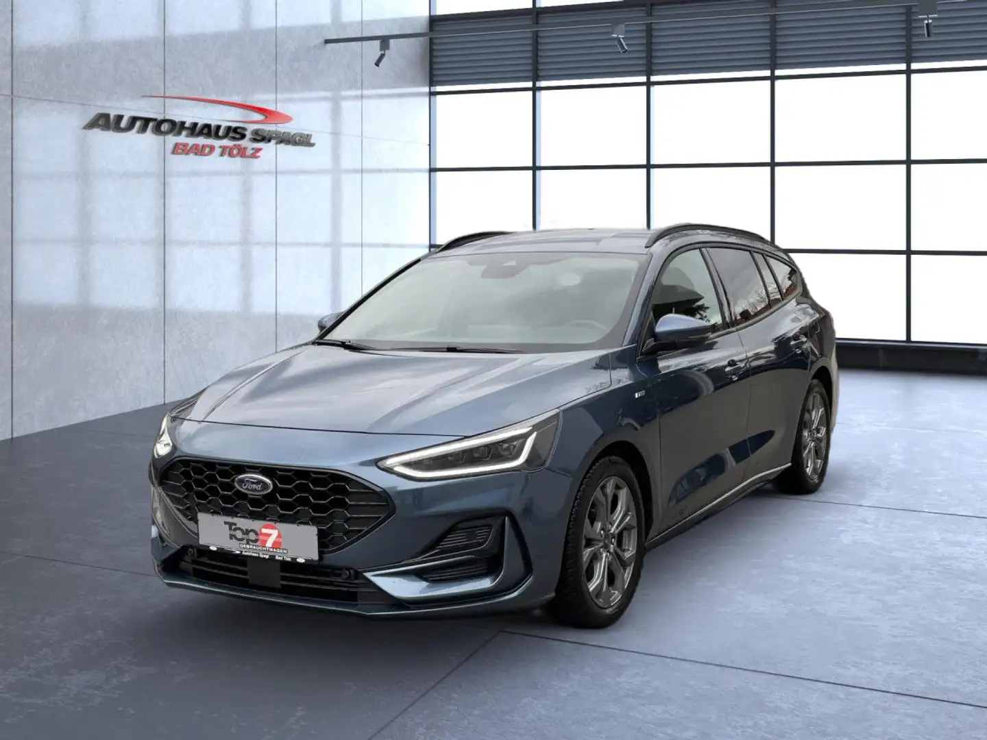 Ford Focus ST-Line Bluetooth Navi LED Klima el. Fenster Blau - 2