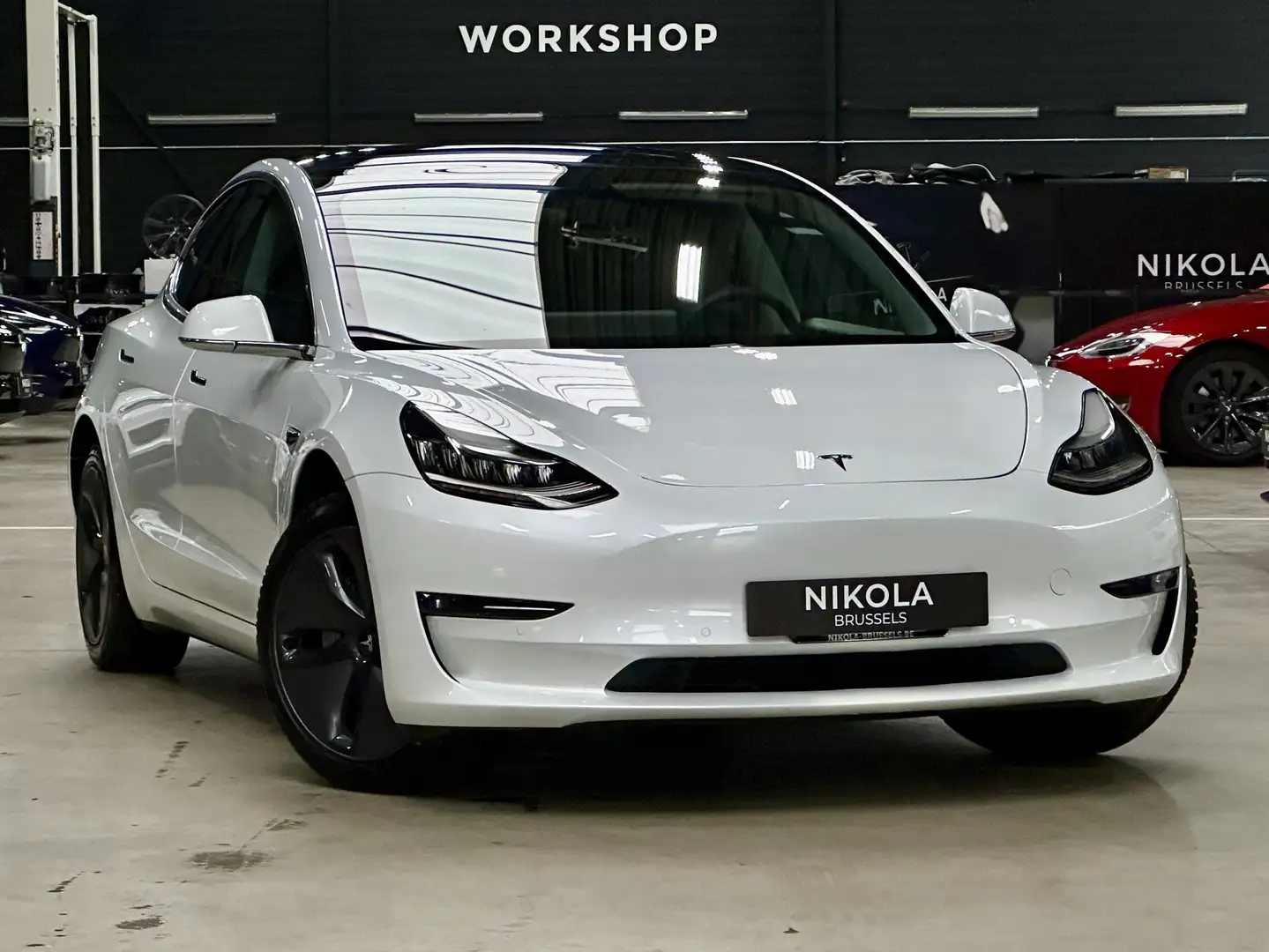 Tesla Model 3 LONG RANGE - TINTED WINDOWS - WINTERPACK Blanc - 1