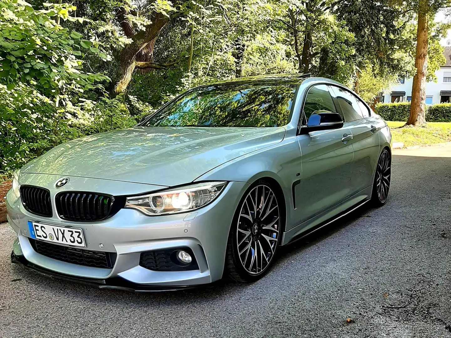 BMW 420 420d Gran Coupe M Performance Silber - 1