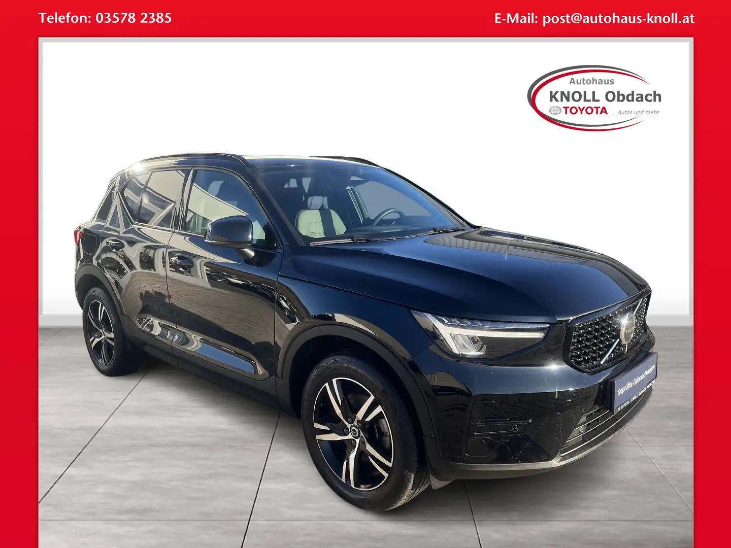 Volvo XC40 Plus Dark 2WD Schwarz - 1
