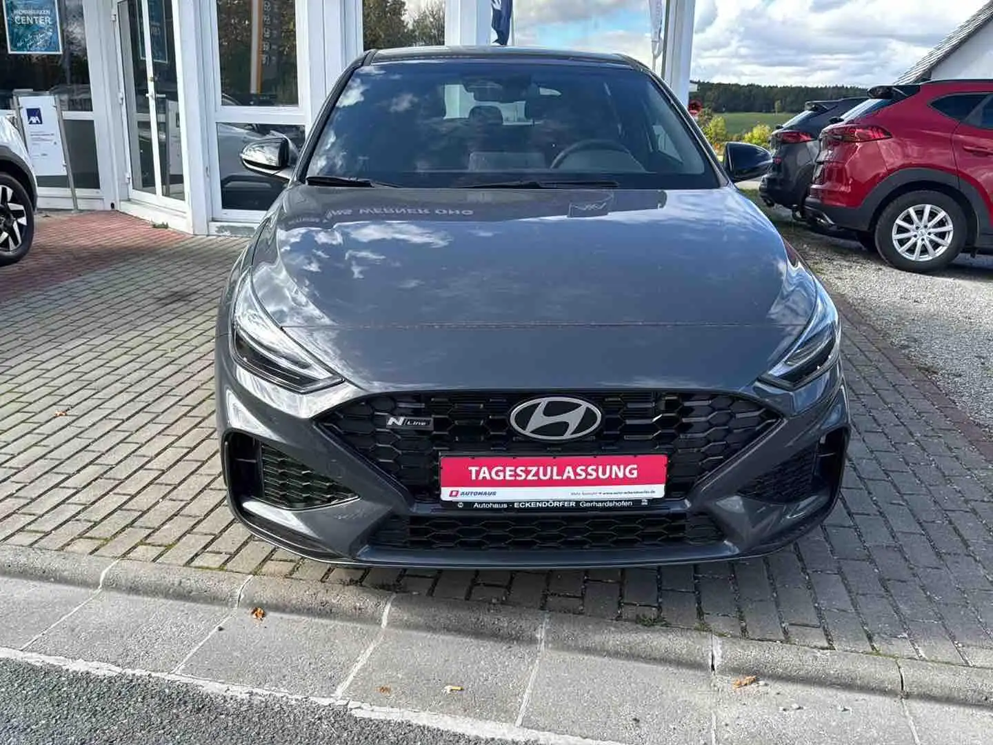 Hyundai i30 N Line 1.5T-GDi 48V *LED*Navi*RFK*Keyless* Grau - 2