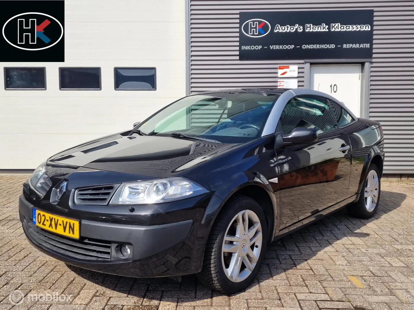 Renault Megane Coupé-Cabriolet 2.0-16v Exception Leer Trekh. Zwart - 1