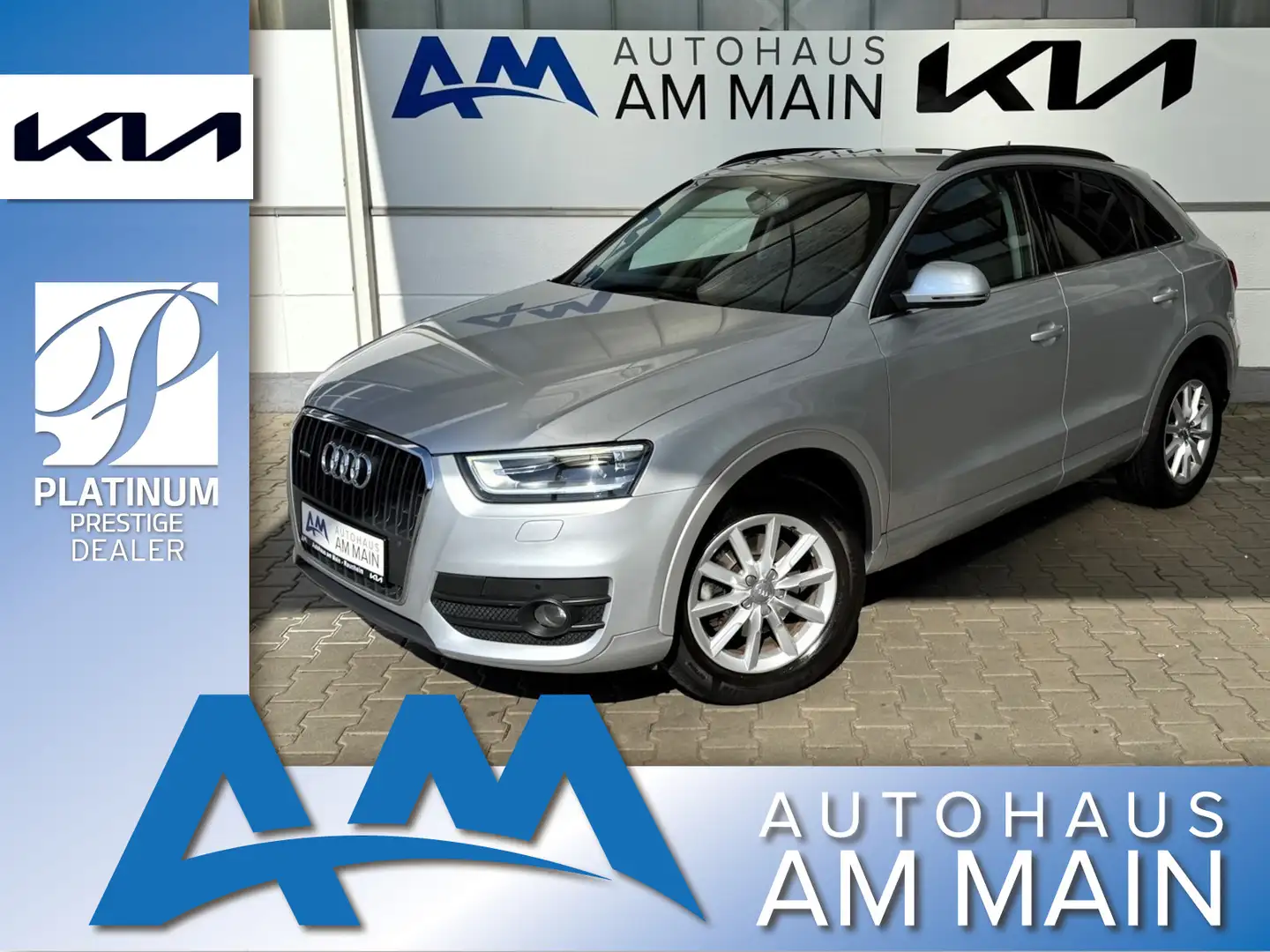 Audi Q3 2.0 TDI quattro | s-tronic | BiXenon | AHK Zilver - 1