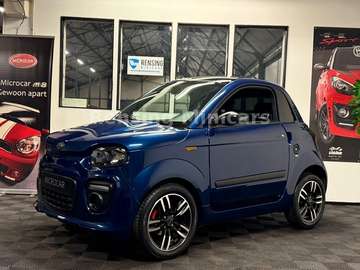 Fiat 500 Look 8 PS Blue Mopedauto Minicar 45