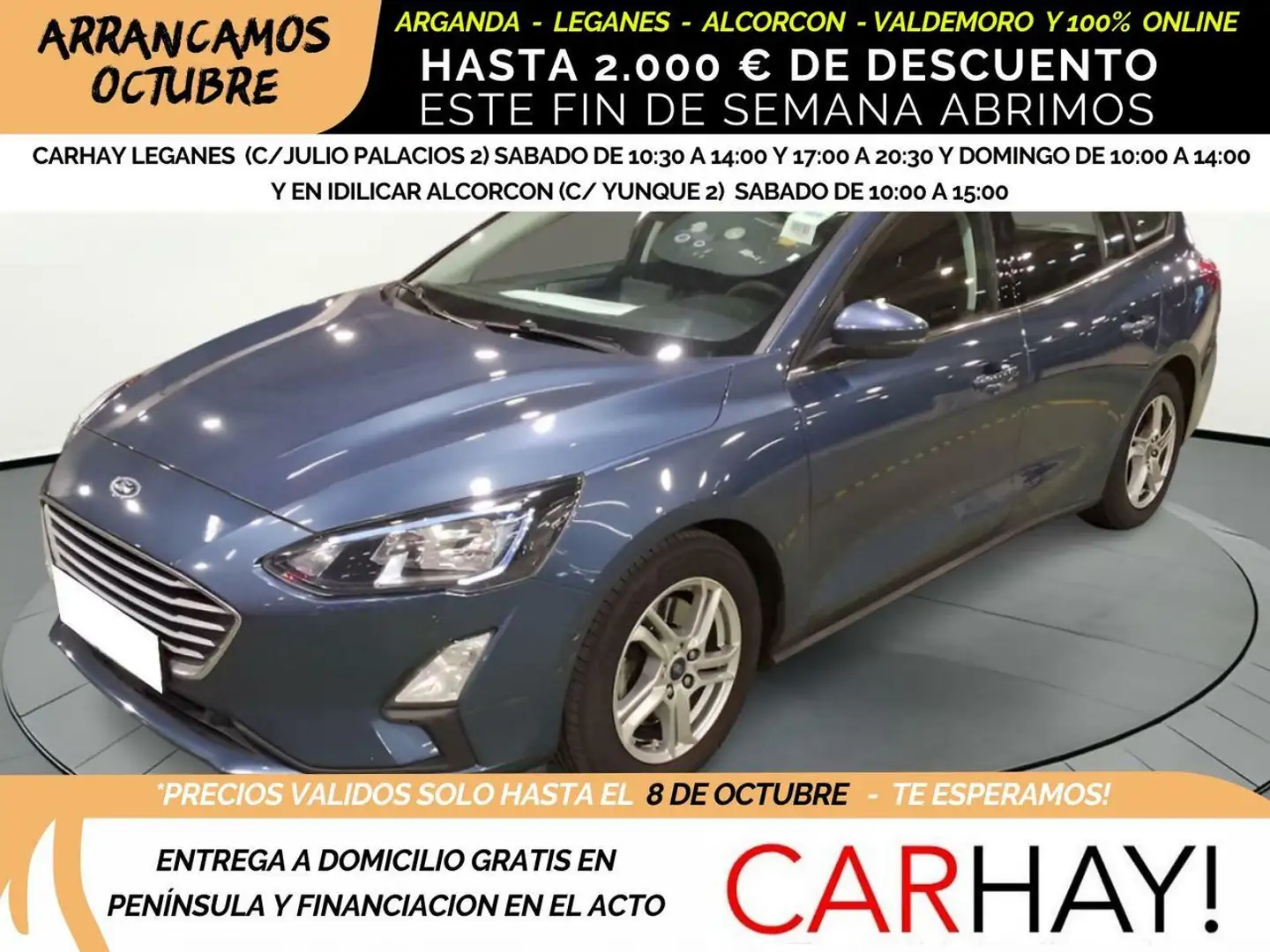 Ford Focus CLIPPER 1.5 EcoBlue Connected Bleu - 1