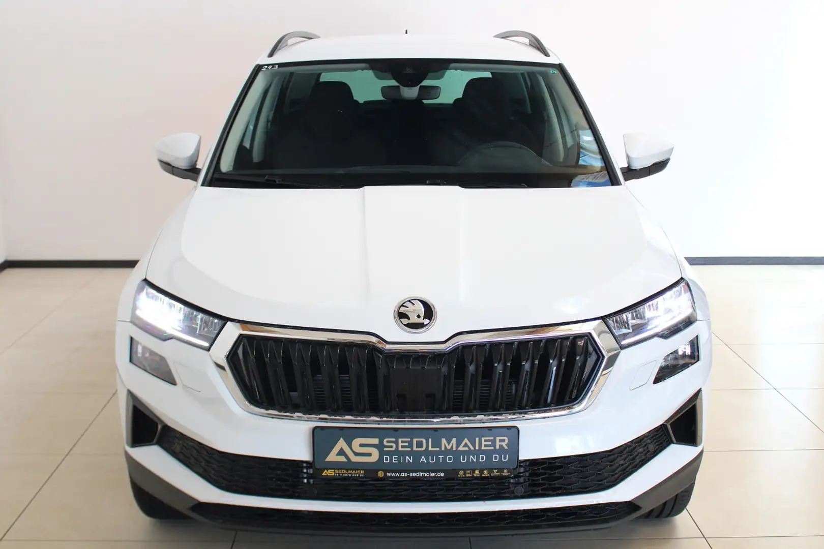 Skoda Karoq 2.0 TDI Selection AHK|RCam|SHZ|NAV|APP|ACC Weiß - 2