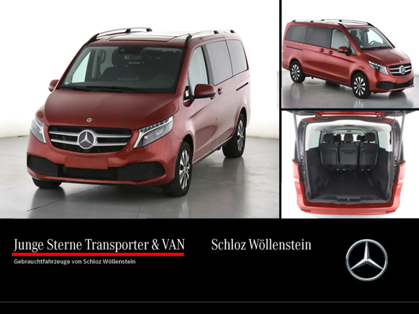 Mercedes-Benz V 220 EDITION MBUX*Distronic*LED*AHK*Easypack Rot - 1
