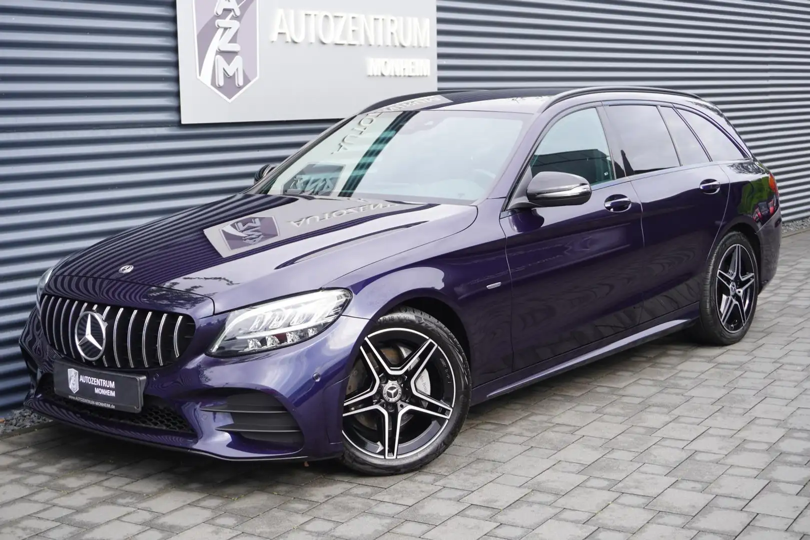 Mercedes-Benz C 220 d T |AMG-LINE|VIRTUAL|NIGHT|NAVI|LED|AHK| Blauw - 1