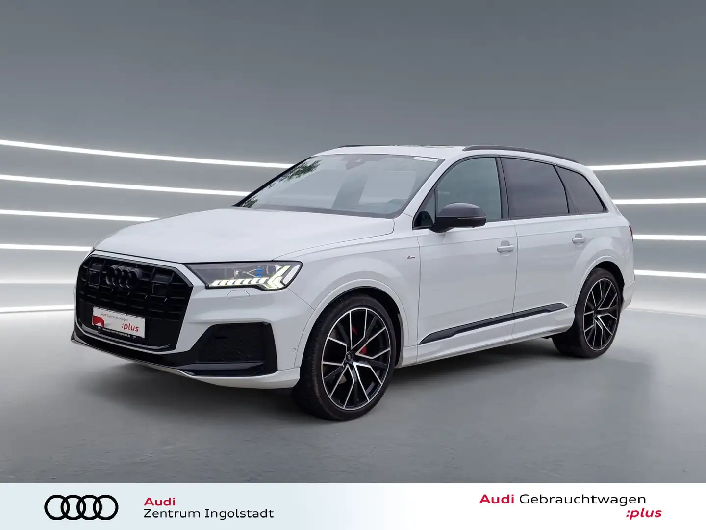 Audi Q7 50 TDI qu competition+ S line Laser Pano 22" Weiß - 2