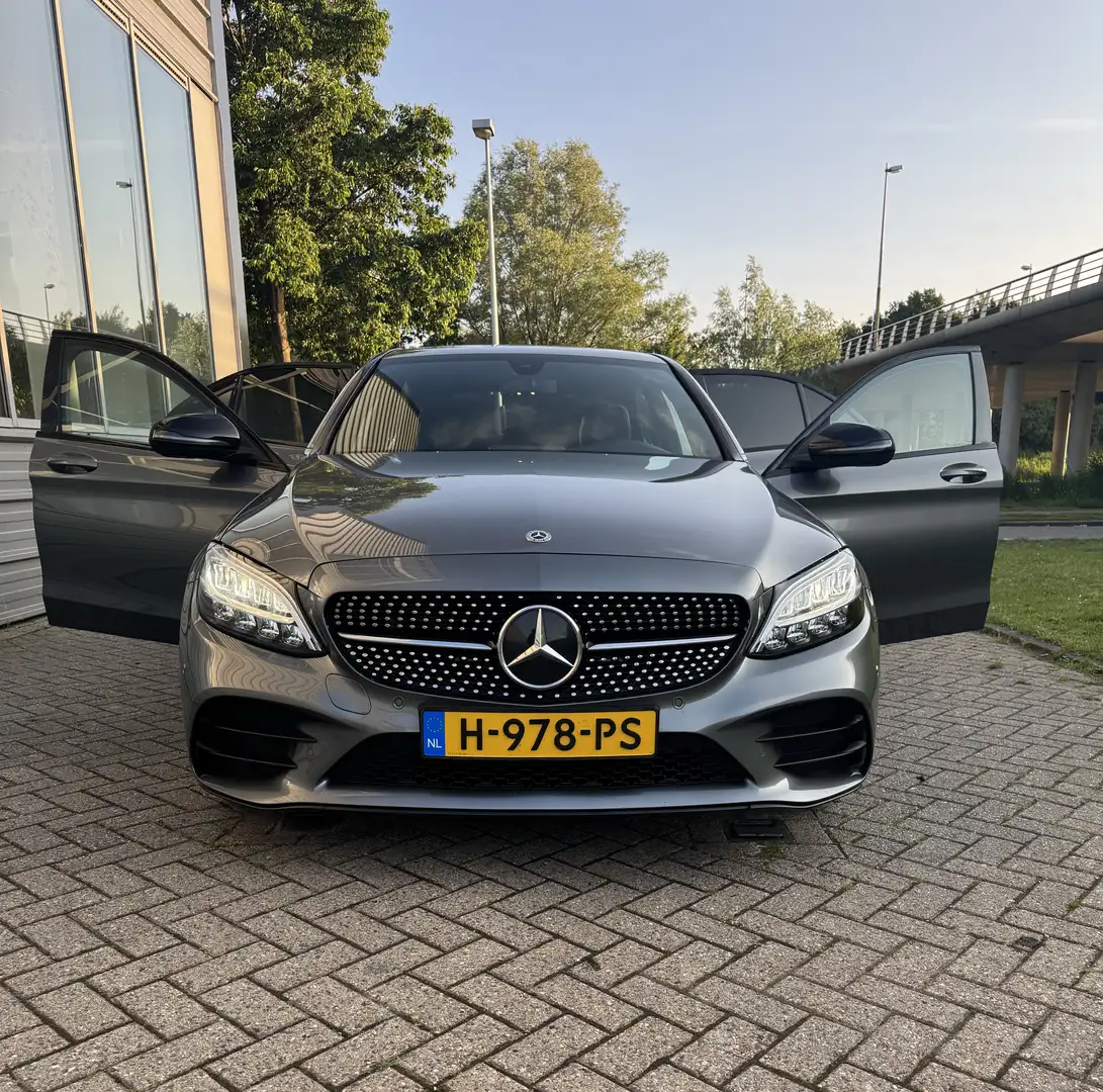 Mercedes-Benz C 180 AMG Line | AUT | 1e eigenaar | Dealer onderhouden Grijs - 1