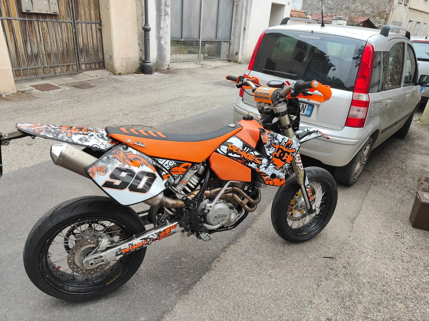 KTM 520 EXC Motard Orange - 1