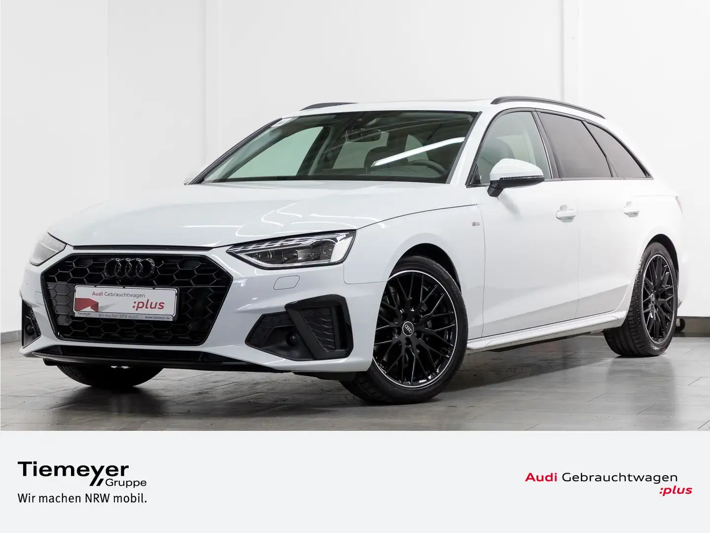 Audi A4 35 TFSI S LINE MATRIX PANO 2xASSISTENZ Weiß - 1