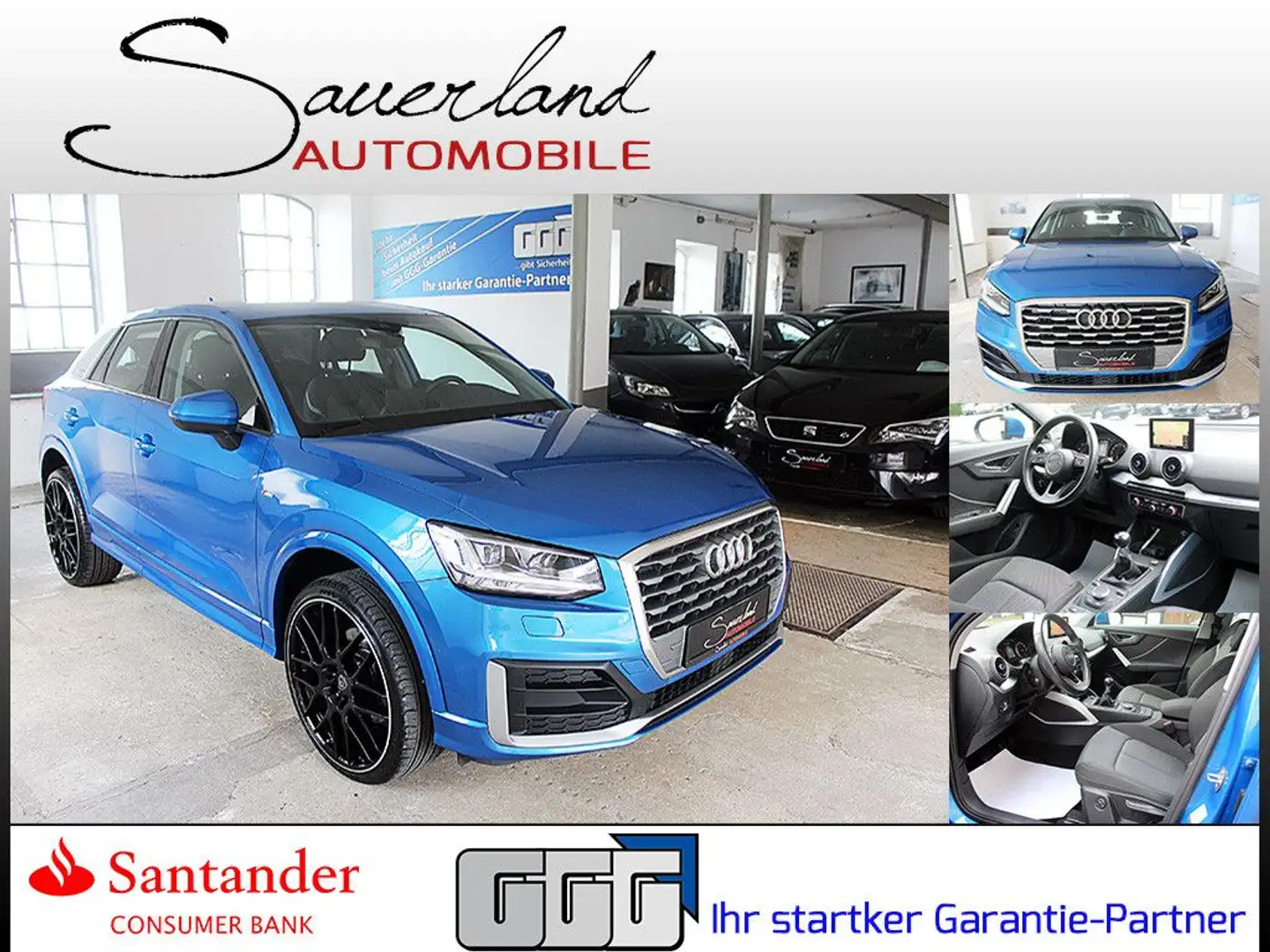 Audi Q2 sport S-LINE NAVI LED ACC PDC SHZ 20" ALU Bleu - 1