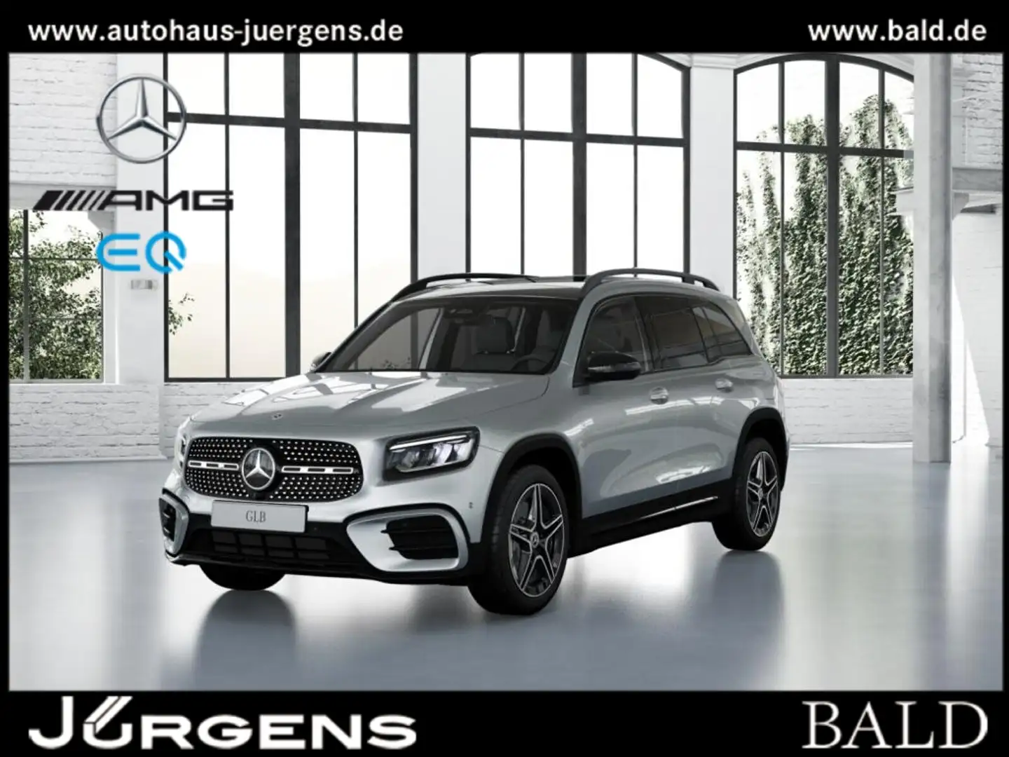 Mercedes-Benz GLB 220 4M AMG/LED/Pano/AHK/Memo/Distr/Night/19" Argintiu - 1