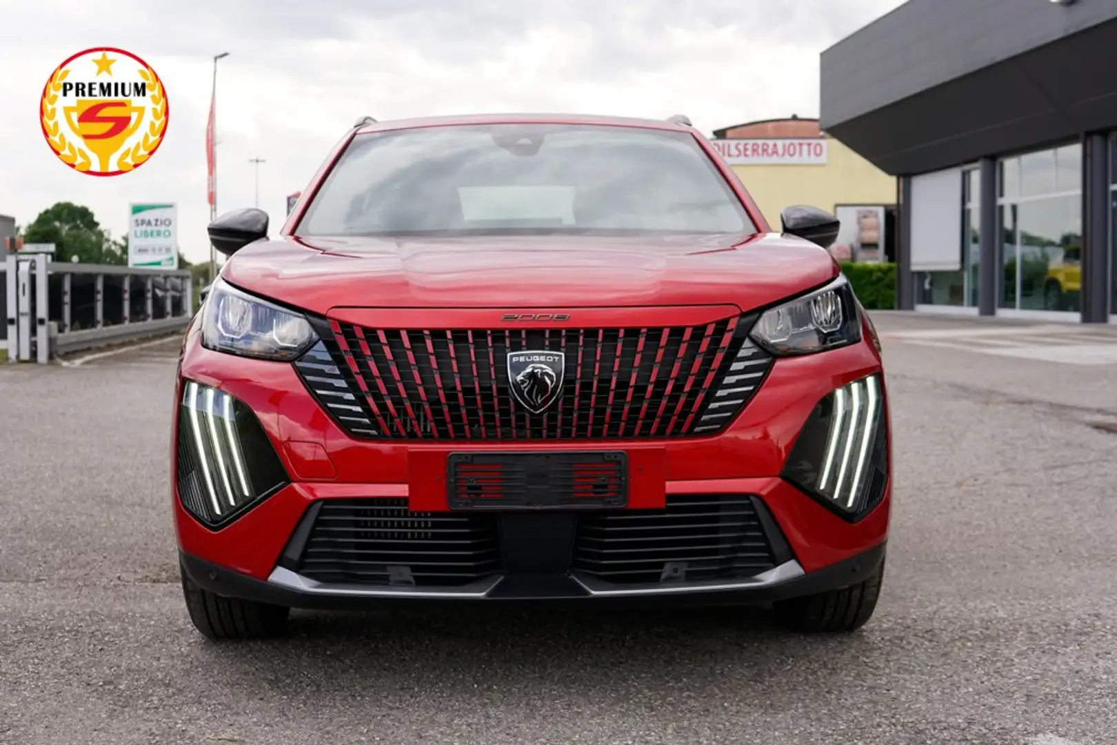 Peugeot 2008 1.2 100cv Puretech Allure | TELECAMERA | NAVI Rosso - 2