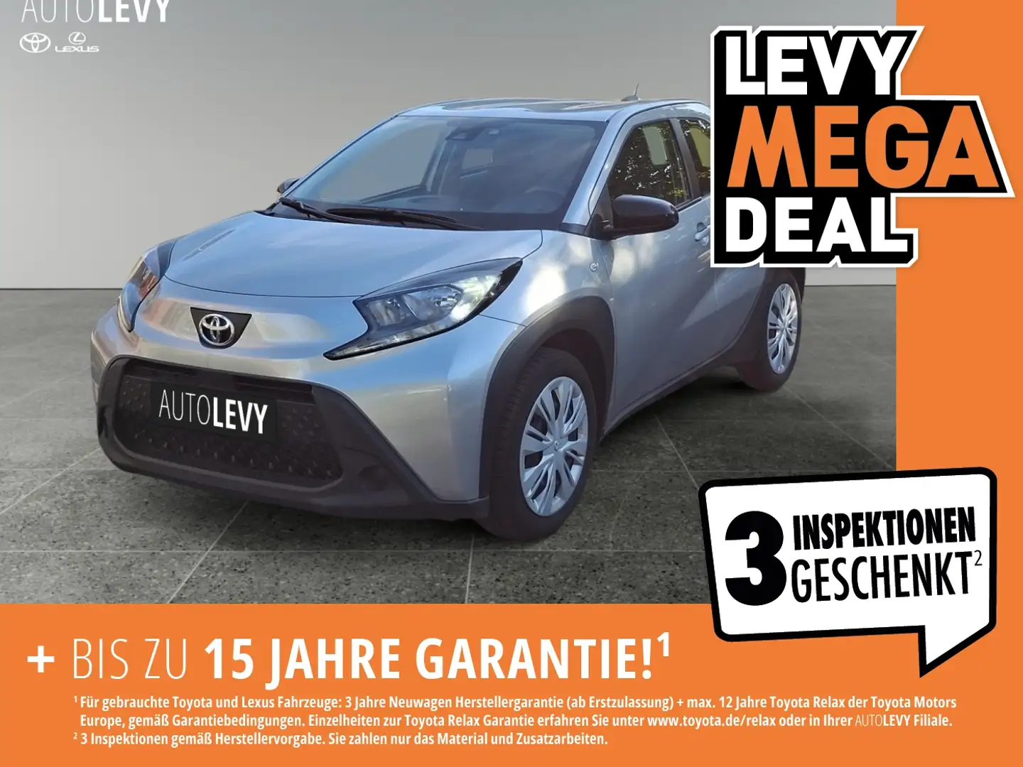 Toyota Aygo X 1.0 *CARPLAY&AA*KAMERA* Zilver - 1